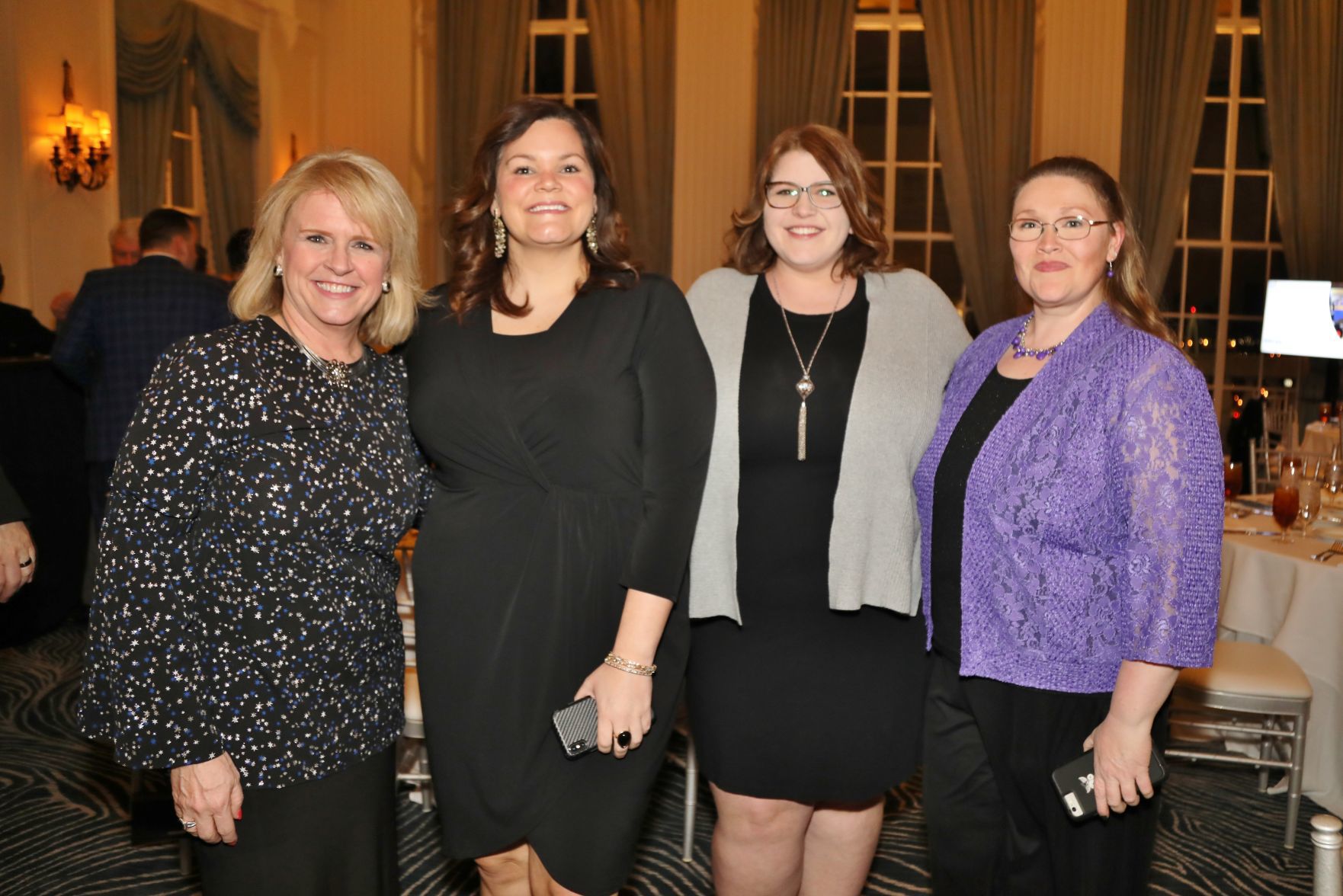 Mary Hebrank Vice President Development, Casey Gundlach Auction Co-chair,Julia Harvey, Stephanie Votrain